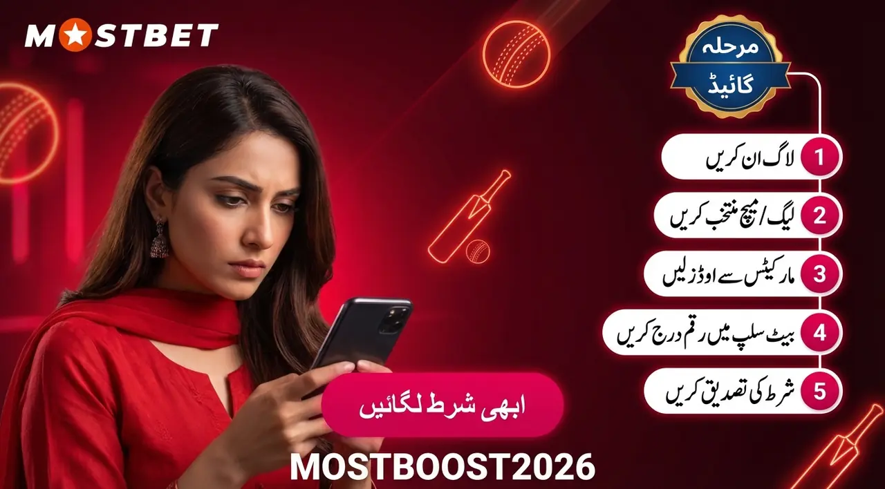 Step-by-step betting guide for Mostbet website